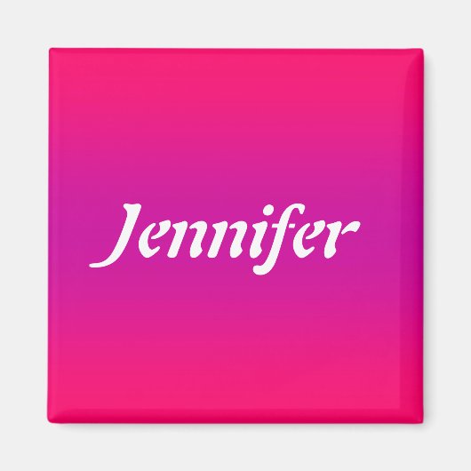 Naam Sjabloon Magnet (Voorkant)