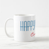 Naam, Skinny Font Happy Birthday 11oz Coffee Mok (Links)