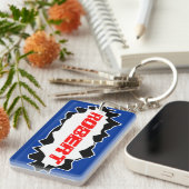 Naam sleutelhanger met koel ontwerp van het gat me (Voorkant Rechts)
