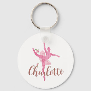Naam Sleutelhanger voor Dancer Dance Teacher Jouw