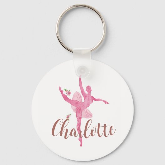 Naam Sleutelhanger voor Dancer Dance Teacher Jouw  (Voorkant)