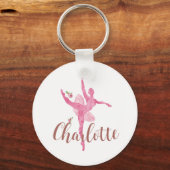Naam Sleutelhanger voor Dancer Dance Teacher Jouw  (Voorkant)
