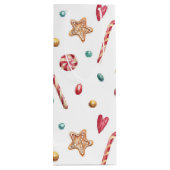 Naam, Snoep & snoep, Kerst Winter Feestdagen Wijn Cadeautas (Achterkant)