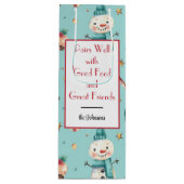 Naam, Snowman & Sweets Holiday Wine Gift Bag Wijn Cadeautas (Voorkant)