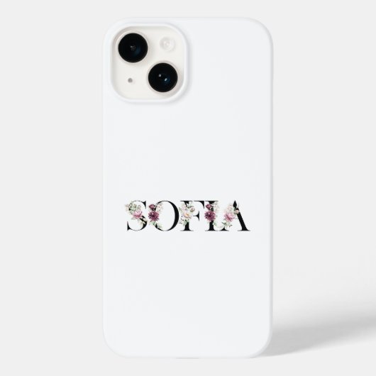 Naam Sofia. Case-Mate iPhone Case (Achterkant)