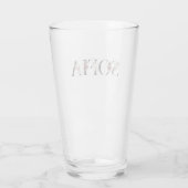Naam Sofia. Glas (Achterkant)