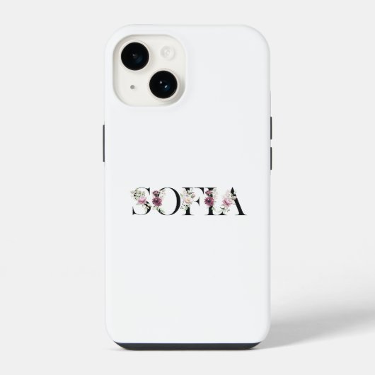 Naam Sofia. iPhone Hoesje (Achterkant)
