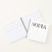 Naam Sofia. Mijn naam is Sofia. Notitieboek (Binnen)