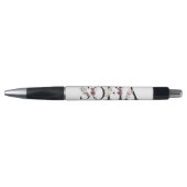 Naam Sofia. Mijn naam is Sofia. Pen (Voorkant)