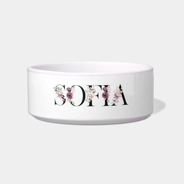 Naam Sofia.Mijn naam is Sofia Voerbakje (Voorkant)