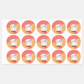 Naam speelbare kat bevestigen labels (Vel)