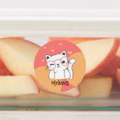 Naam speelbare kat bevestigen labels (Aangebracht)