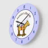 Naam Speelgoed Paard Trek Speelgoed Klok met Numm (Hoek)