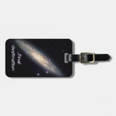 Naam: Spiral Galaxy afbeelding voor kosmische ruim Bagagelabel (Voorkant horizontaal)
