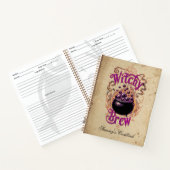 Naam Spooky Halloween Witch Brew Food Recept Boek (Binnen)
