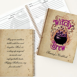 Naam Spooky Halloween Witch Brew Food Recept Boek