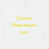 NAAM Sportafstanden dwarsligger Metalen Ornament (Achterkant)