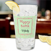 Naam, Spring Green Happy Easter Pint Glass Glas