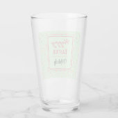 Naam, Spring Green Happy Easter Pint Glass Glas (Achterkant)