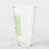 Naam, Spring Green Happy Easter Pint Glass Glas (Links)