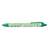 Naam:  St Patrick's Green Random Shamrock Pattern Zwarte Inkt Pen (Bovenkant)