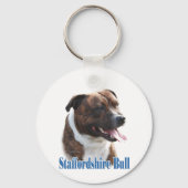 Naam Staffordshire Bull Terrier Sleutelhanger (Achterkant)