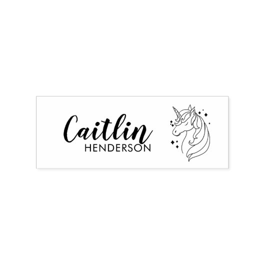 NAAM STAMP voor kind voor kleding, kleding Rubberstempel (Afrduk)