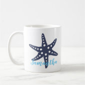 Naam Starfish Midnight Blue Koffiemok (Links)