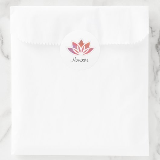 Naam ste Lotus Sticker (Tas)