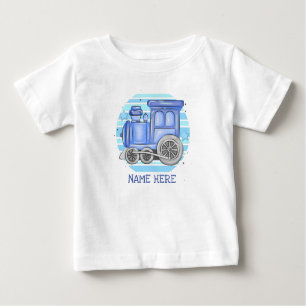 Naam Stem Train Engine Baby Bodysuit aanvoegen