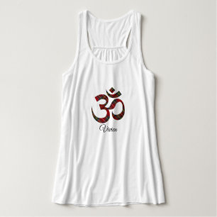 Naam, Stewart Tartan Om Bella+Canvas Yoga Tanktop