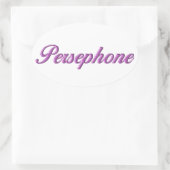 Naam sticker Persephone (Tas)