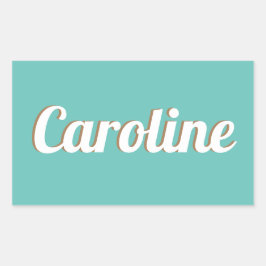 Naam sticker voor koffer of bagage