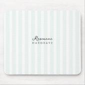 naam & strepen Mousepad Sjabloon Muismat (Voorkant)