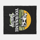 NAAM Sunset Dairy Boerderij Grazing Holstein Koe t Fleece Deken (Voorkant (Horizontaal))