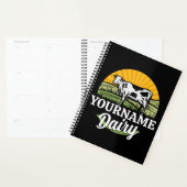 NAAM Sunset Dairy Boerderij Grazing Holstein Koe t Planner (Display)