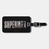 Naam Superman Bagagelabel (Voorkant horizontaal)