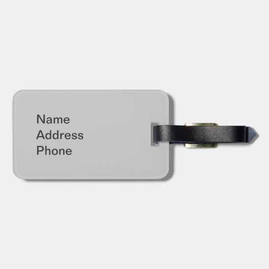 Naam Superman Bagagelabel (Achterkant horizontaal)