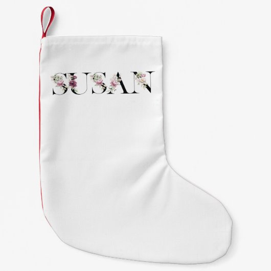 Naam Susan Kleine Kerstsok (Voorkant)