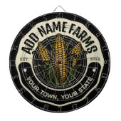 NAAM Sweet Corn Garden Boerderij Farmer Dartbord (Voorkant)