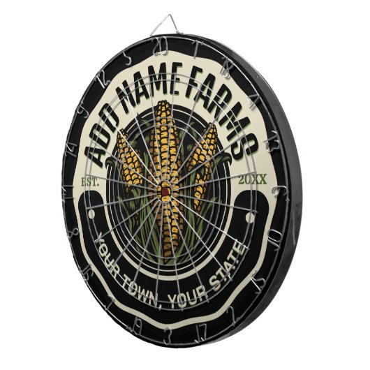 NAAM Sweet Corn Garden Boerderij Farmer Dartbord (Voorkant Rechts)
