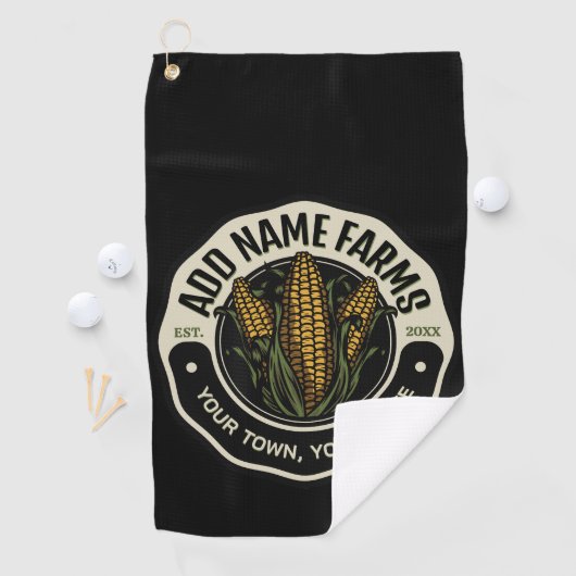 NAAM Sweet Corn Garden Boerderij Farmer Golfhanddoek (Insitu)