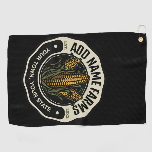 NAAM Sweet Corn Garden Boerderij Farmer Golfhanddoek (Horizontaal)