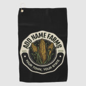 NAAM Sweet Corn Garden Boerderij Farmer Golfhanddoek (Voorkant)