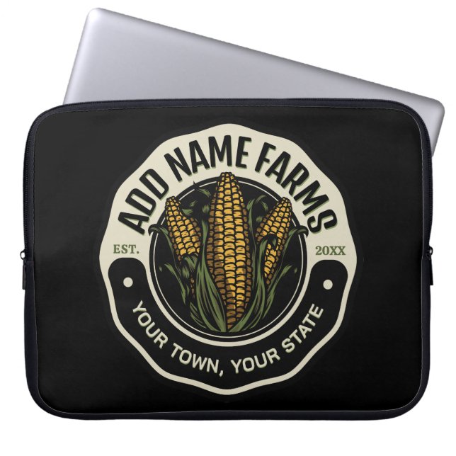 NAAM Sweet Corn Garden Boerderij Farmer Laptop Sleeve (Voorkant)