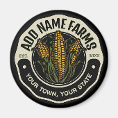 NAAM Sweet Corn Garden Boerderij Farmer Magneet (Voorkant)