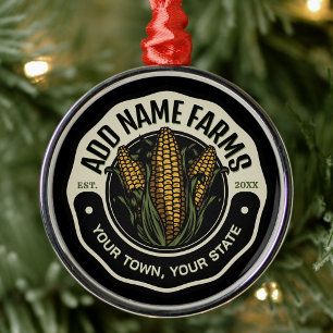 NAAM Sweet Corn Garden Boerderij Farmer Metalen Ornament