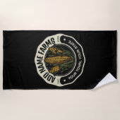 NAAM Sweet Corn Garden Boerderij Farmer Strandlaken (Voorkant)