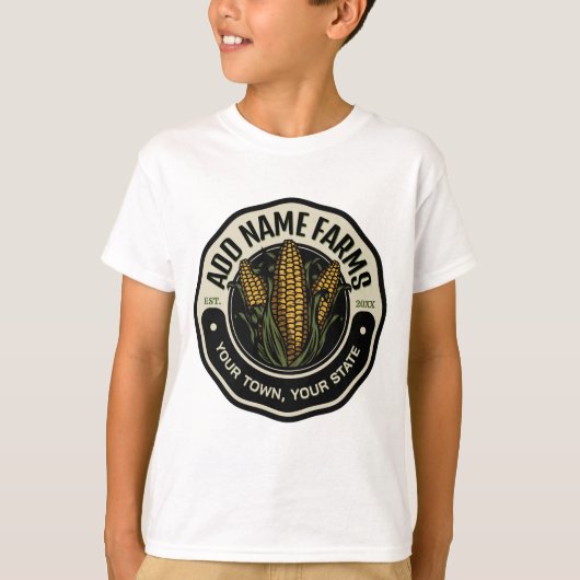 NAAM Sweet Corn Garden Boerderij Farmer T-shirt (Voorkant)