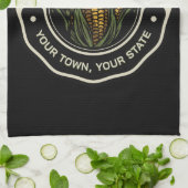 NAAM Sweet Corn Garden Boerderij Farmer Theedoek (Gevouwen)